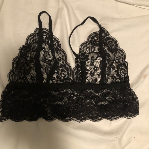 2/$25 SALE NEW Black Lace Bralette - Picture 3 of 3